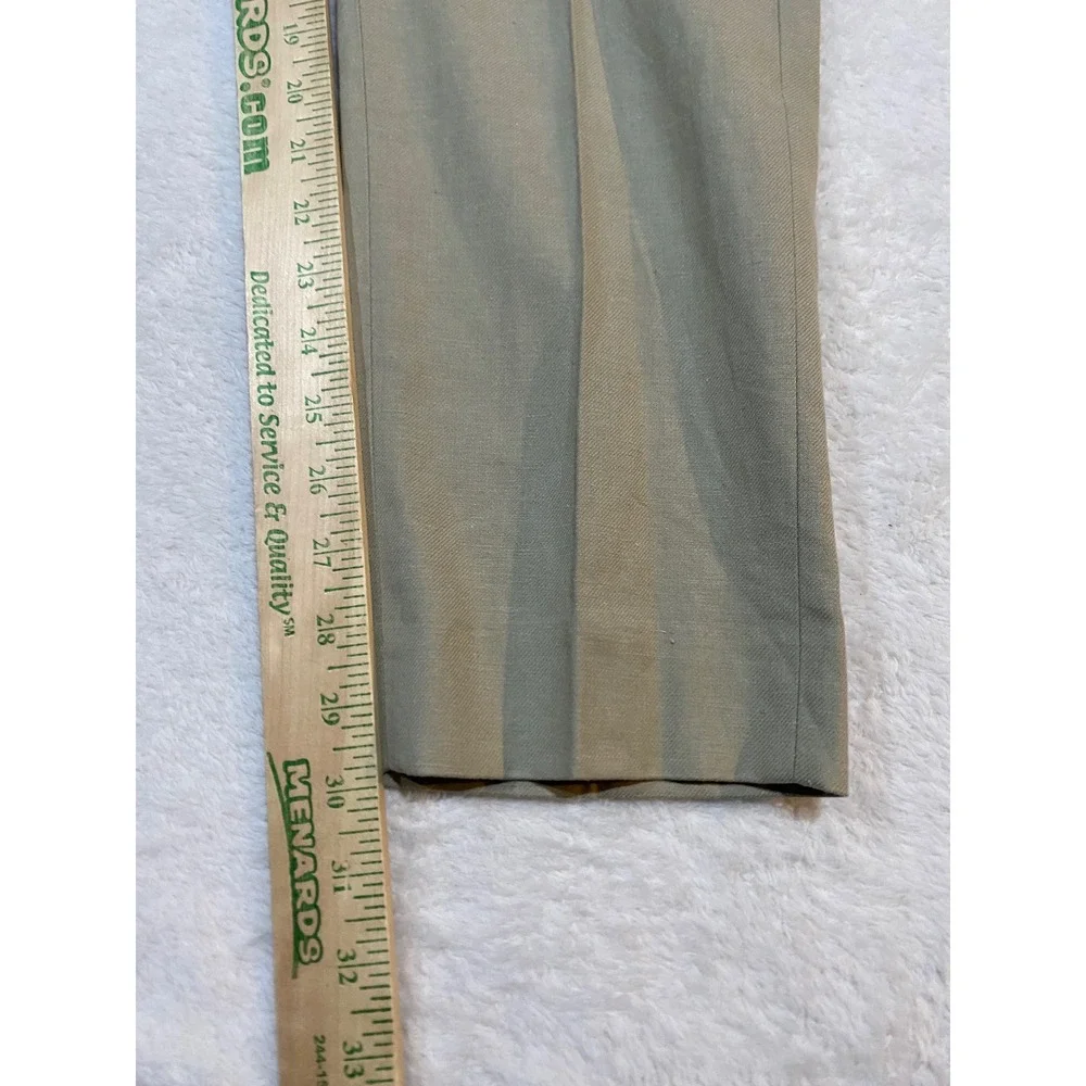 Banana Republic Tailored Fit Chinos Mens 33x30 Tan Linen Blend 616307-01-1 NWT